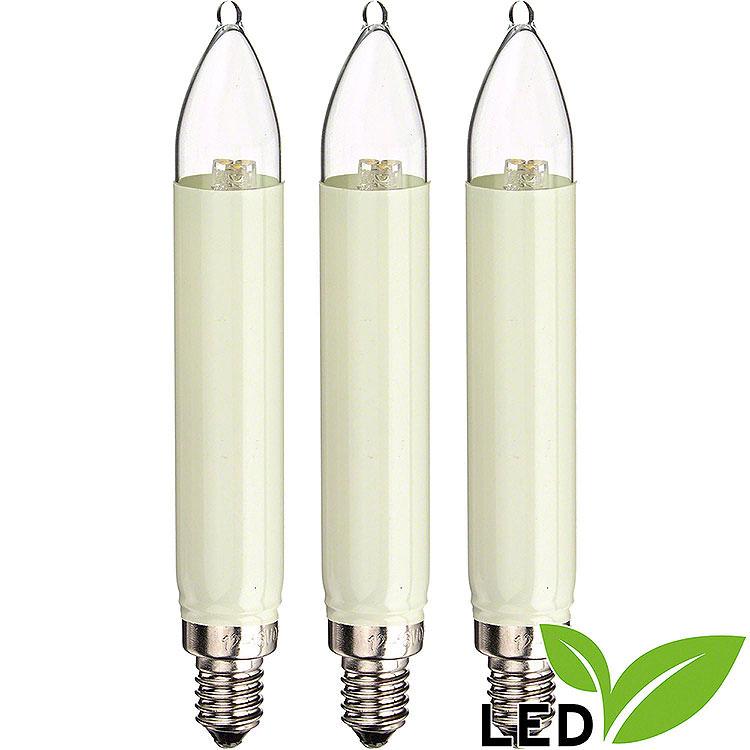 LED Small Shaft Bulb  -  E10 Socket  -  Warm White  -  0.1 - 0.3W