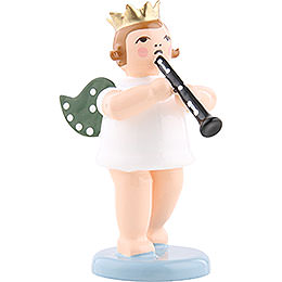 Angel with Crown and Clarinet  -  6,5cm / 2.5 inch