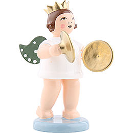 Angel with Crown and Cymbal  -  6,5cm / 2.5 inch