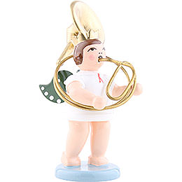 Angel with Crown and Sousaphone  -  6,5cm / 2.5 inch