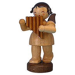Angel with Panpipe  -  Natural Colors  -  Standing  -  6cm / 2,3 inch