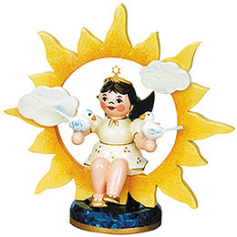 Angel with Sun and Doves  -  6,5cm / 2,5 inch