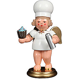 Baker Angel with Cupcake  -  7,5cm / 3 inch