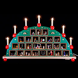 Candle Arch  -  Advent Calendar  -  48x76cm / 19x30 inch