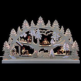 Candle Arch  -  Forest Life  -  62x37x5,5cm / 24x14x2 inch
