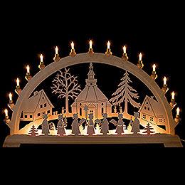 Candle Arch  -  Seiffen Church  -  100x54cm / 39.4x21.3 inch