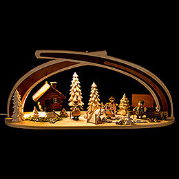 Candle Arch  -  Solid Wood at the Creek  -  59x30cm / 23x11.8 inch