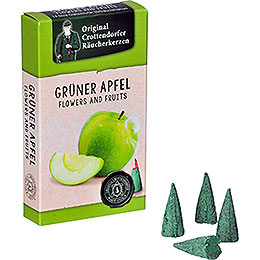 Crottendorfer Räucherkerzen  -  Flowers and Fruits  -  Grüner Apfel