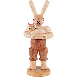 Easter Bunny with Cat  -  11cm / 4 inch
