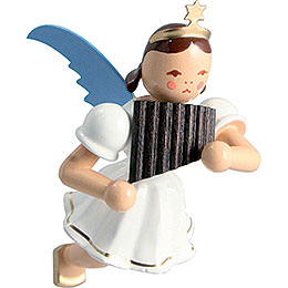 Floating Angel Colored, Pan Pipe  -  6,6cm / 2.6 inch