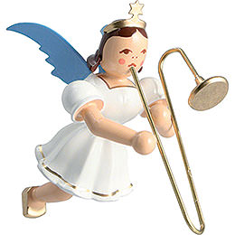 Floating Angel Colored, Slide Trombone  -  6,6cm / 2.6 inch