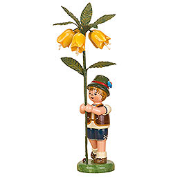 Flower Child Boy with Imperial Crown  -  17cm / 7 inch