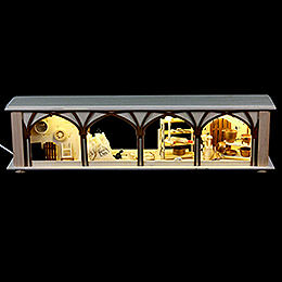 Illuminated Stand Flour Room for Candle Arches  -  50x12x10cm / 20x5x4 inch