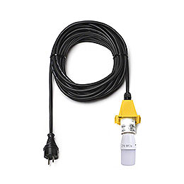 Kabel für Aussenstern 29 - 00 - A4 und 29 - 00 - A7, 10 m schwarz, LED, Deckel gelb