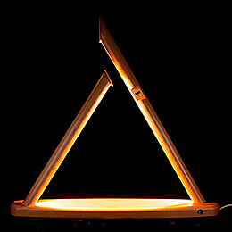 Modern Light Triangle  -  without Decoration  -  Natural  -  50x47cm / 19.7x18.5 inch