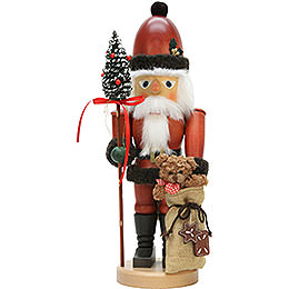 Nussknacker Weihnachtsmann mit Teddy  -  44,5cm