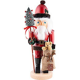 Nussknacker Weihnachtsmann mit Teddy  -  44,5cm