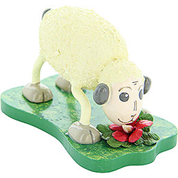 Sheep "Mampfi", Eating  -  4,5cm / 1.8 inch