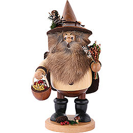Smoker  -  Forest Gnome Herb Gatherer Natural  -  25cm / 10 inch