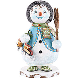 Smoker  -  Gnome Snowflake with Skate 14cm / 5 inch