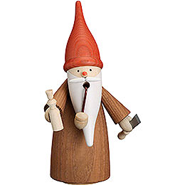Smoker  -  Gnome Wood Turner  -  16cm / 6.3 inch