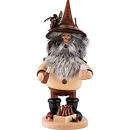 Smoker  -  Gnome with Beer  -  25cm / 9.8 inch