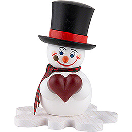 Smoker  -  Snowman Romeo with Heart  -  Exclusive  -  12cm / 4.7 inch