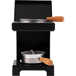 Stool Cooker 'The Lil' One' Black  -  9cm / 3.5 inch