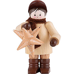 Thiel Figurine  -  Man with Star  -  6cm / 2.4 inch