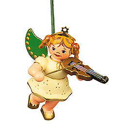 Tree Ornament  -  Angel with Violin  -  6cm / 2,5 inch