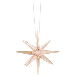 Tree Ornament  -  Christmas Star Natural  -  7cm / 2.8 inch