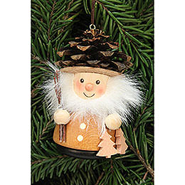 Tree Ornament  -  Teeter Man Cone Man Natural  -  8,0cm / 3.1 inch