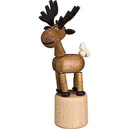 Wiggle Figure  -  Moose  -  10cm / 3.9 inch