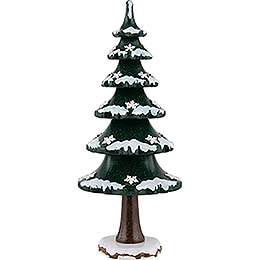 Winterkinder Winterbaum mit Schneekristall  -  22cm